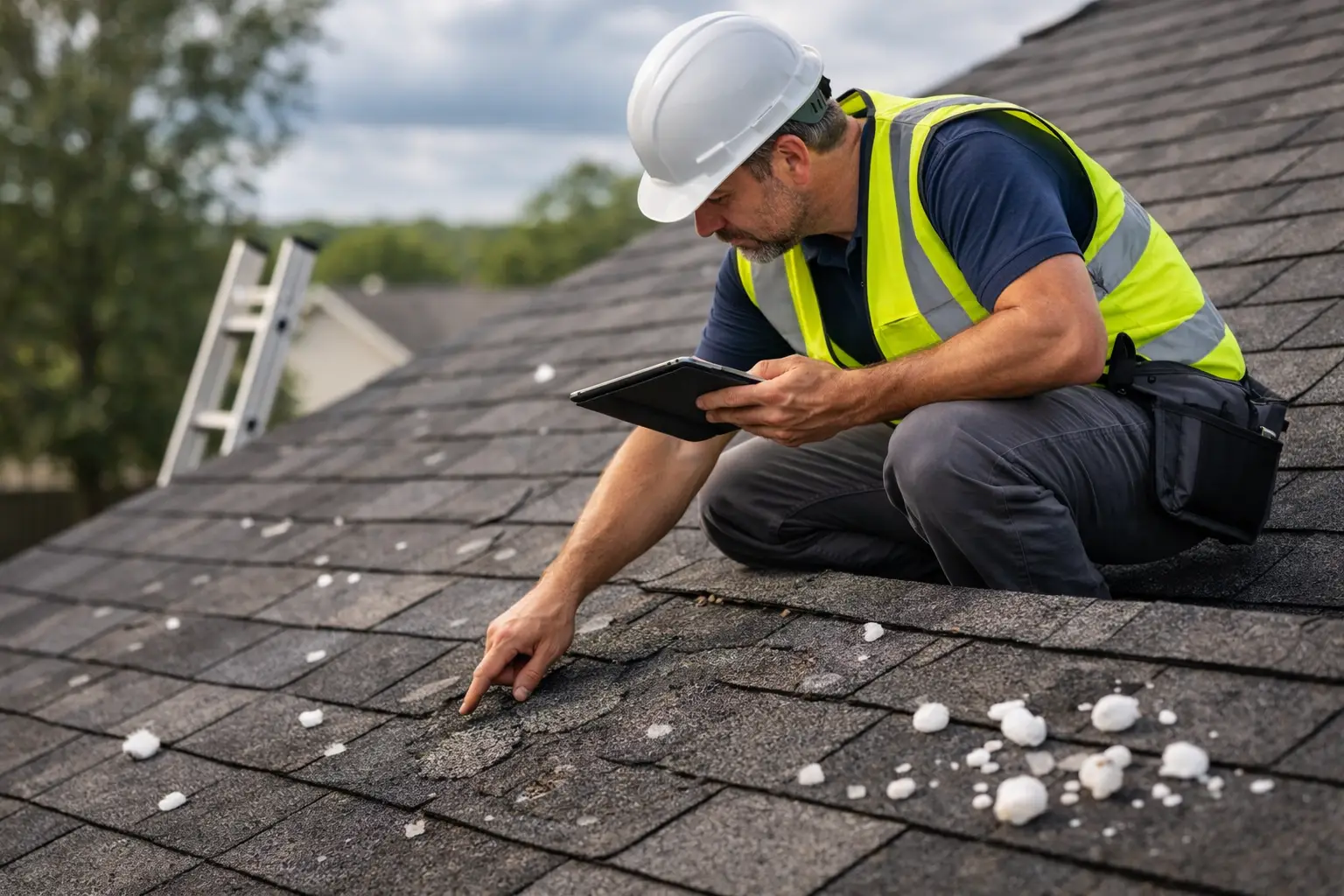 Hail Damage Roof Inspection: What to Expect