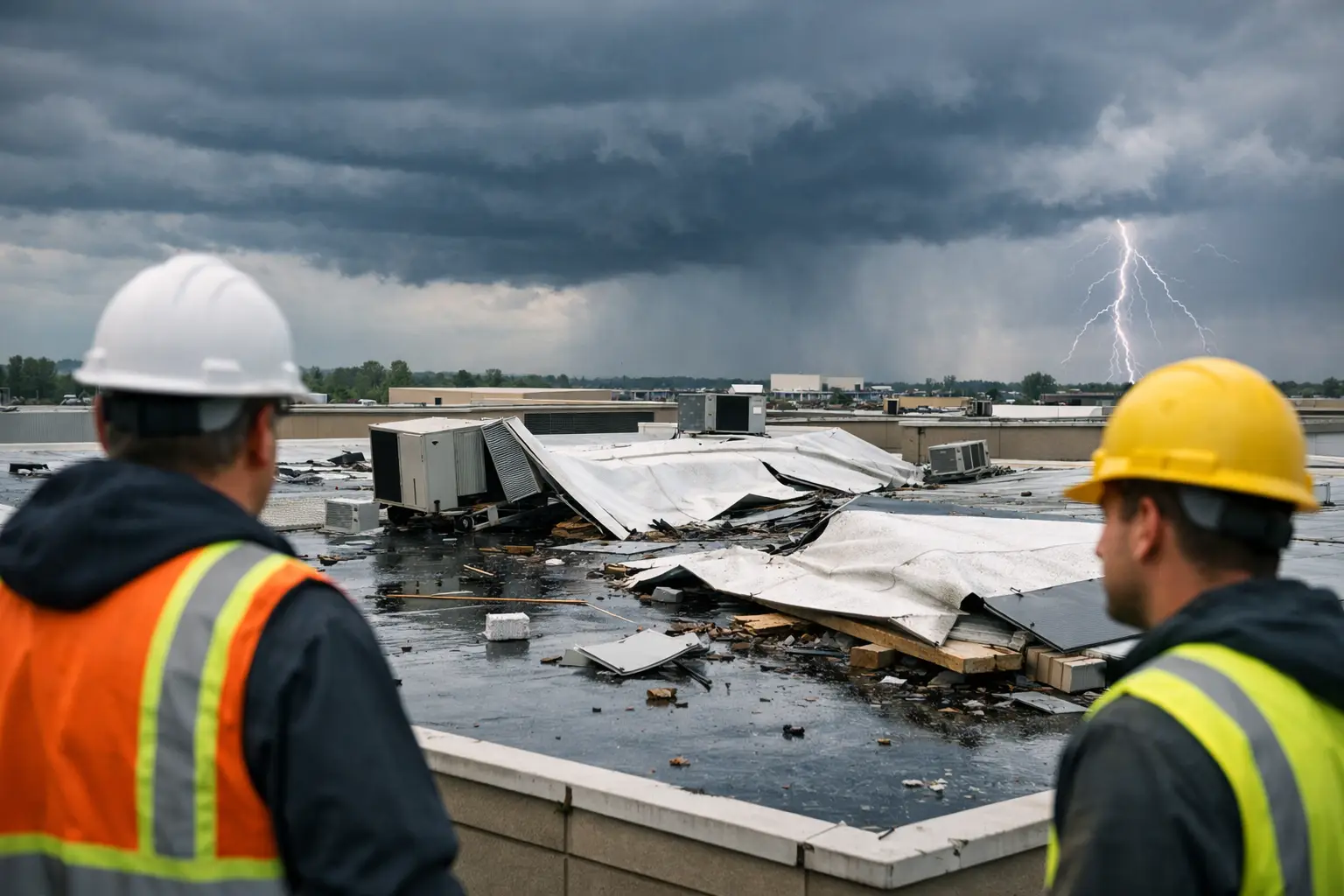Commercial Storm Damage Roofing Guide
