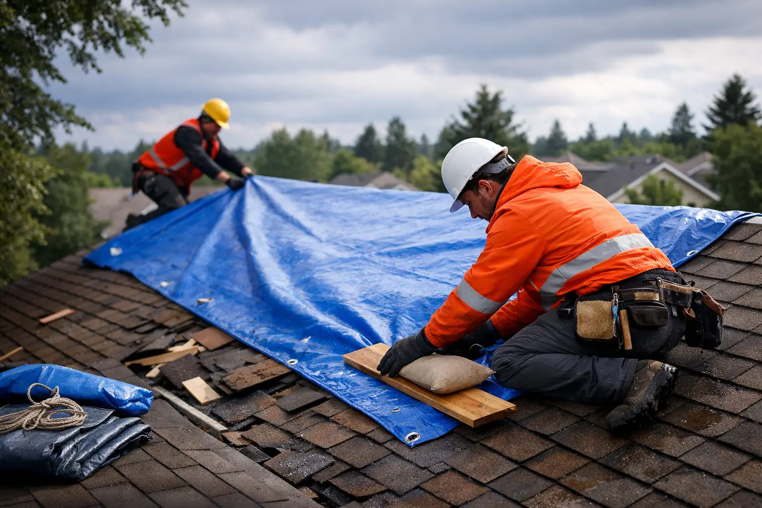 Emergency Roof Tarping Services Explained