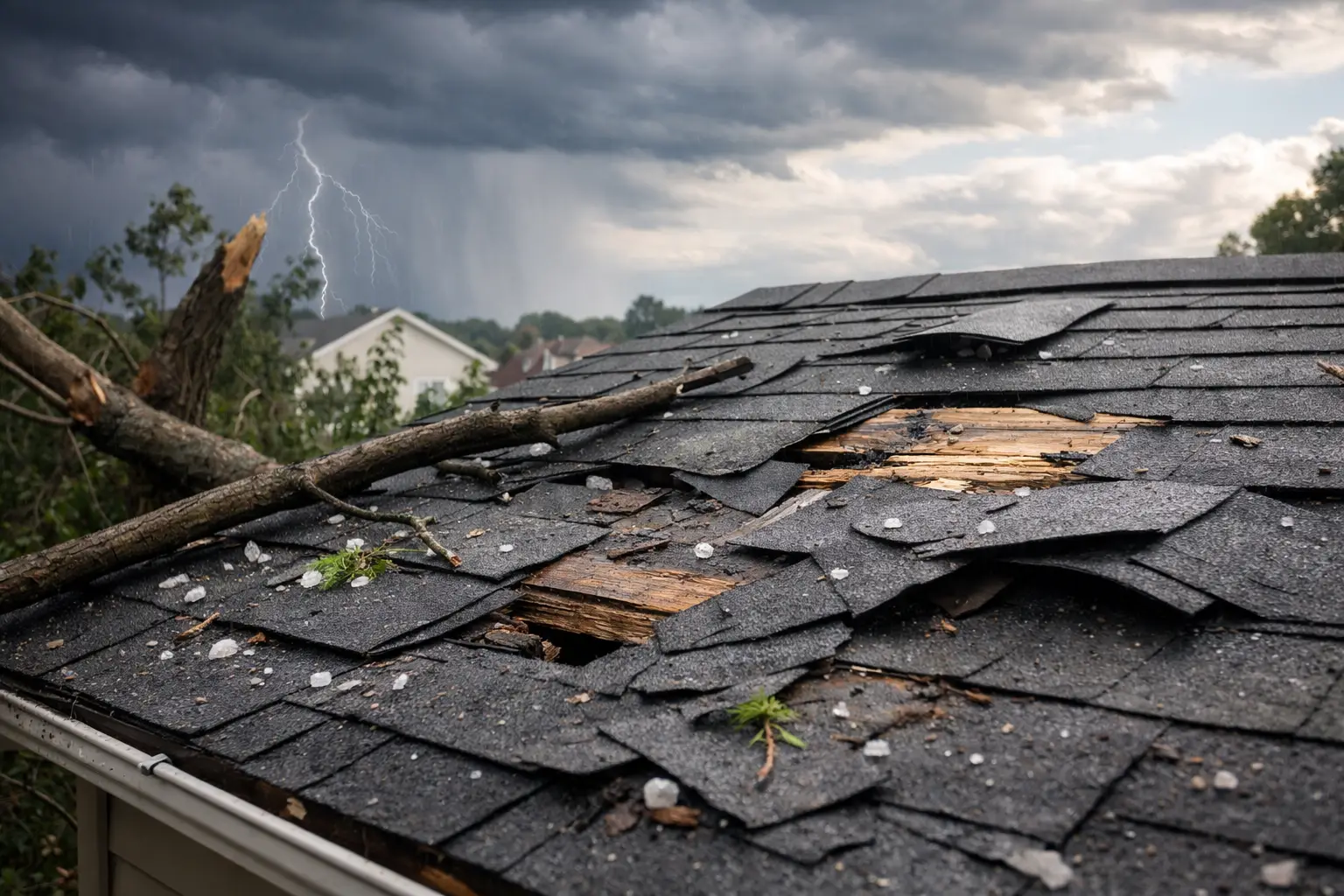 What Does Roof Storm Damage Look Like?