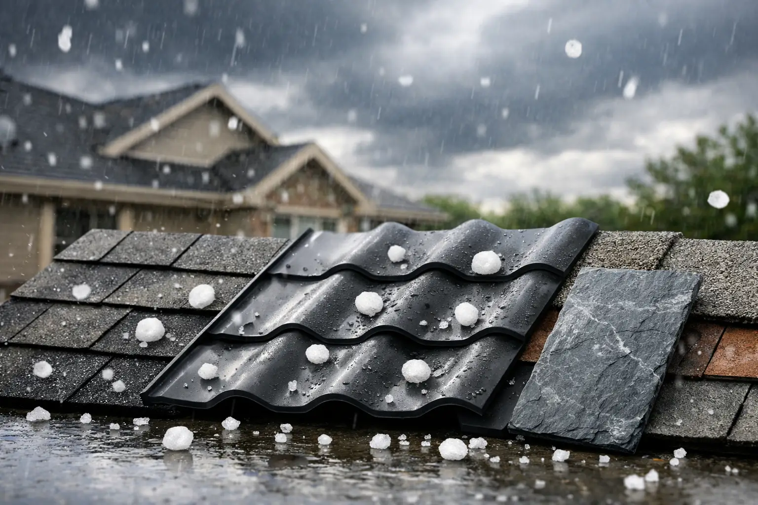 Best Roofing Materials for Hail Damage