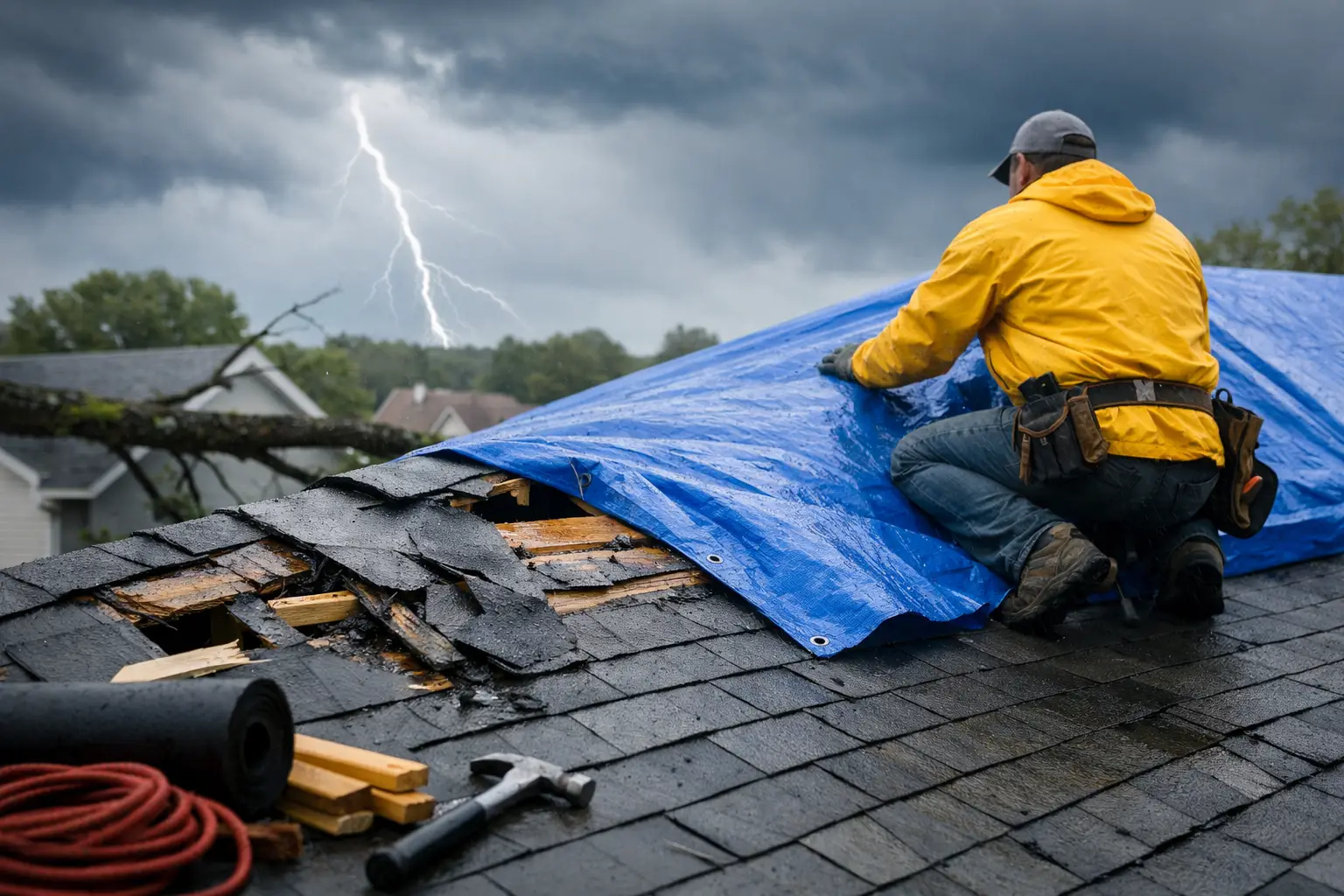 How to Protect Roof After Storm Damage