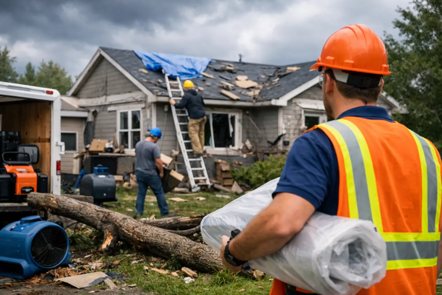 Storm Damaged Property Restoration Guide