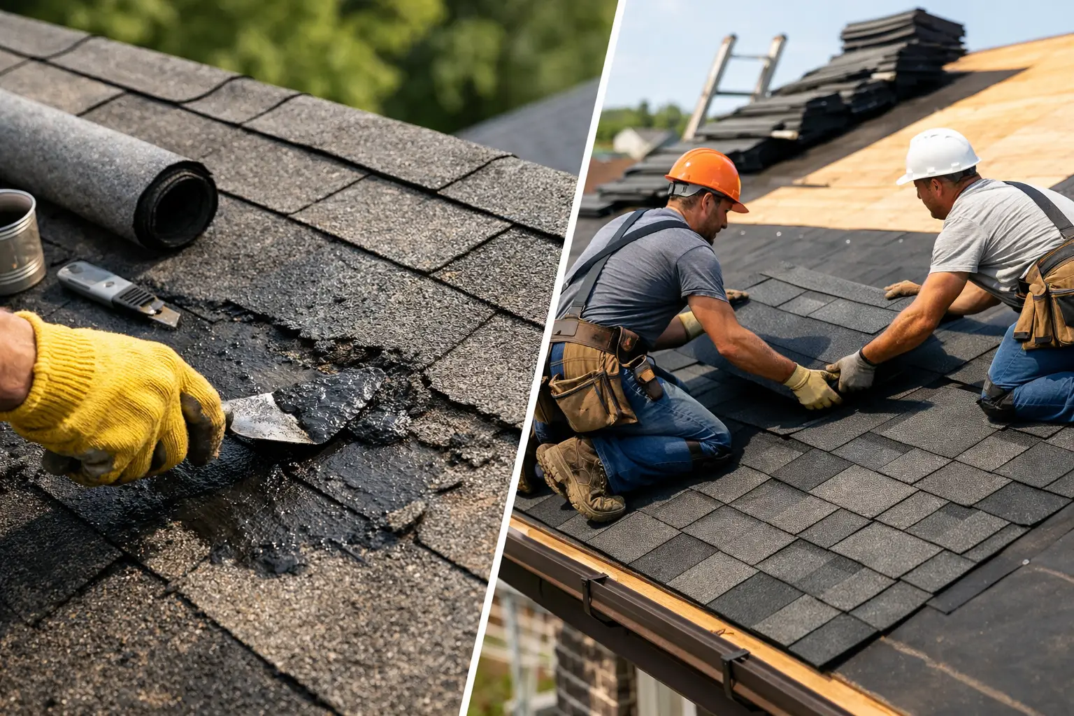 Roof Patching Versus Replacement