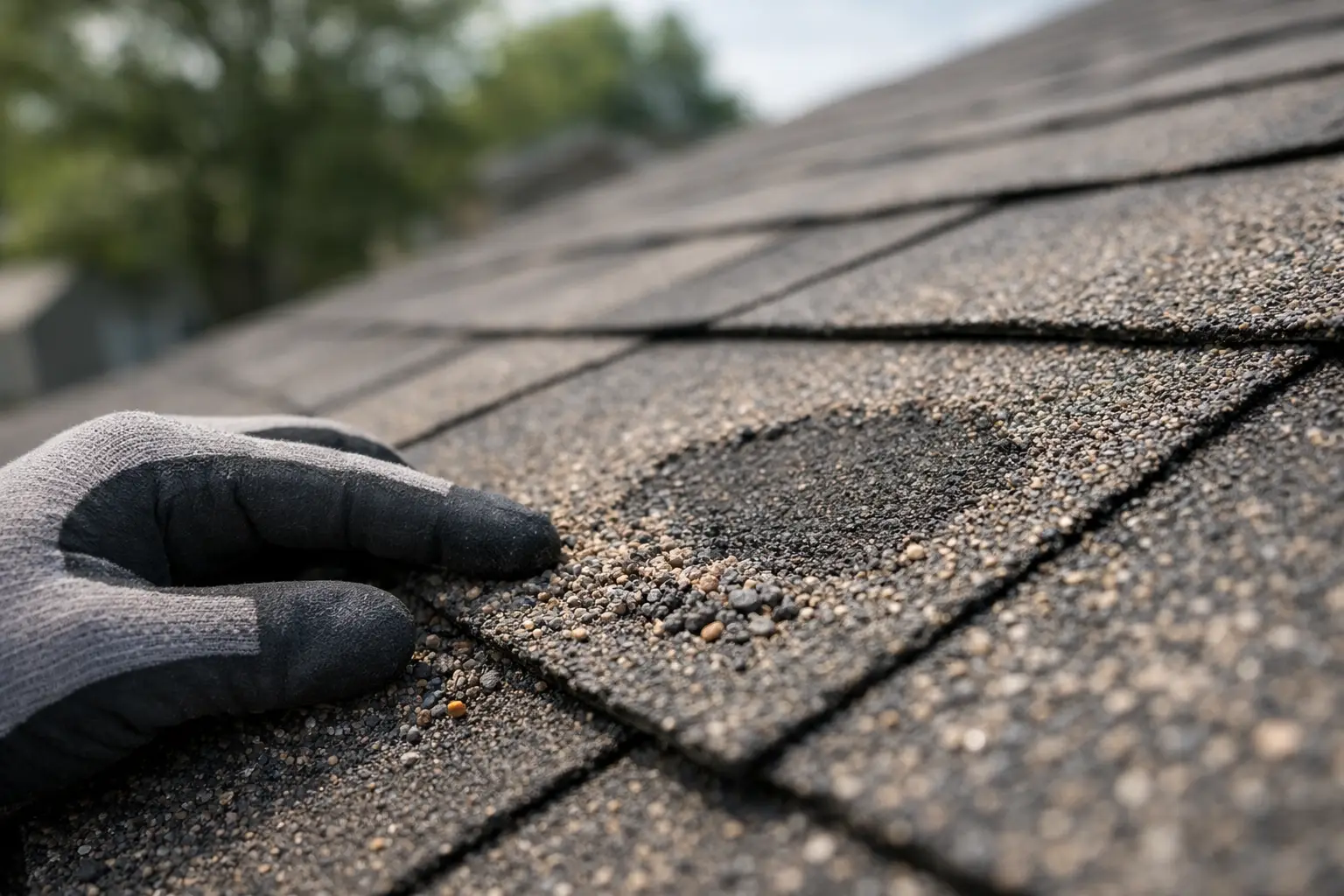 Shingle Granule Loss Meaning Explained
