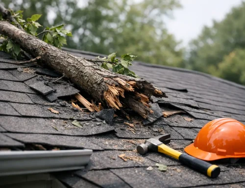 What to Do About Fallen Branch Roof Damage