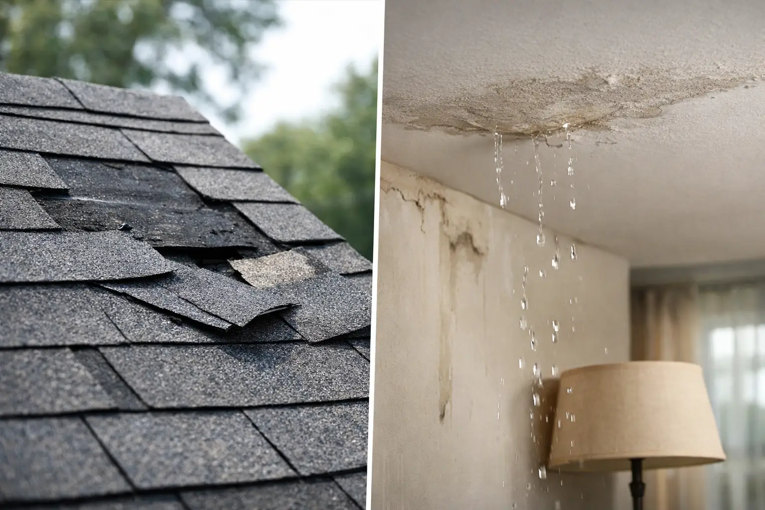 Can Missing Shingles Cause Interior Leaks?