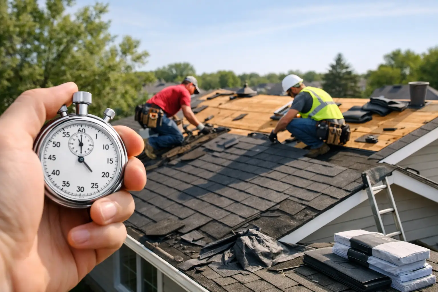 How Long Does Roof Replacement Take for Homes?