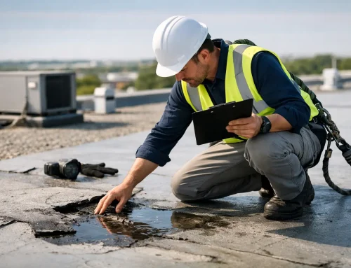 How to Inspect Commercial Roof Damage Safely