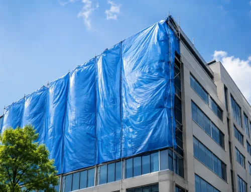 Office Building Tarping: Protect Your Property