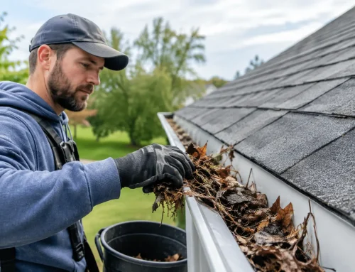 How to Clean Gutters After a Windstorm Safely